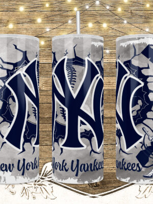 NY Yankees Tumbler Design-PNG